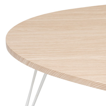 Table basse Neile grand modèle blanc Atmosphera - Le Dépôt Bailleul