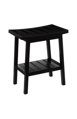 Tabouret en bambou noir...