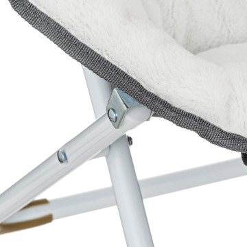 Fauteuil pliant enfant Renard gris Atmosphera   - Le Dépôt Bailleul