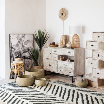 Buffet en bois de manguier Ajay Atmosphera - Le Dépôt Bailleul