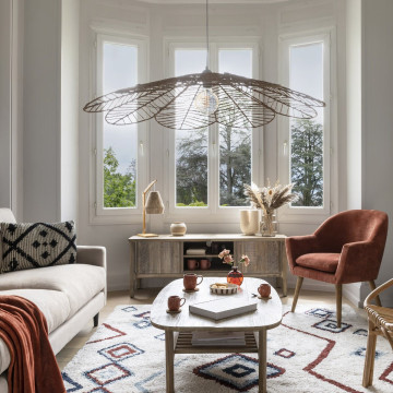 Lampe articulée Palm naturel H55 Atmosphera - Le Dépôt Bailleul