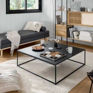 Table basse métal 100x100 cm Gota Atmosphera - Le Dépôt Bailleul