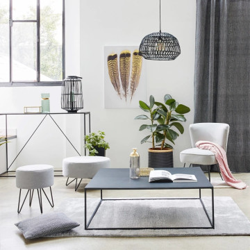 Table basse métal 100x100 cm Gota Atmosphera - Le Dépôt Bailleul