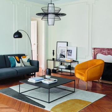 Table basse métal 100x100 cm Gota Atmosphera - Le Dépôt Bailleul