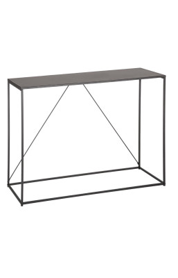 Console en métal noir Gota...