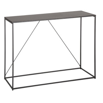 Console en métal noir Gota Atmosphera - Le Dépôt Bailleul
