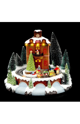 Village de Noël lumineux...