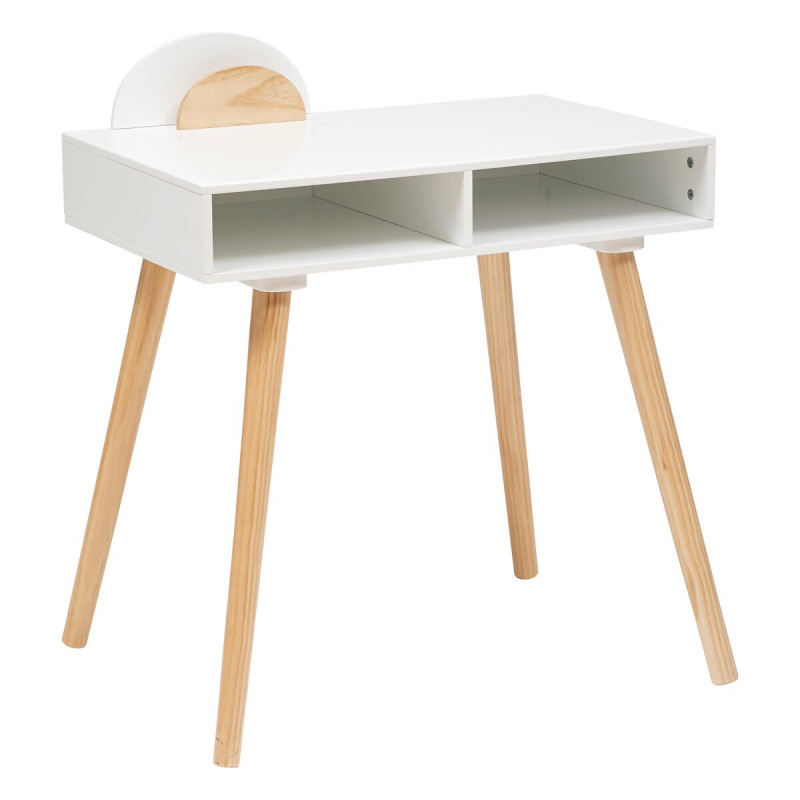 Bureau enfant 2 cases blanc Galip Atmosphera