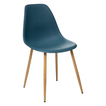 Chaise Taho bleu navy Atmosphera - Le Dépôt Bailleul