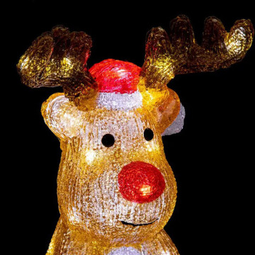 Renne de Noël lumineux H30 cm extérieur - Le Dépôt Bailleul