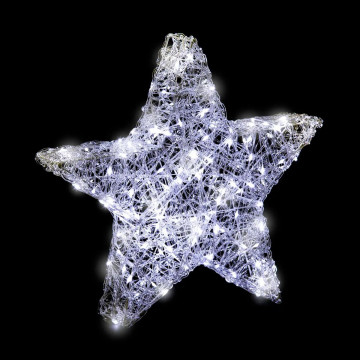 Etoile lumineuse H50 extérieur blanc froid - Le Dépôt Bailleul