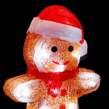 Bonhomme de pain d'épices lumineux H21 cm intérieur - Le Dépôt Bailleul