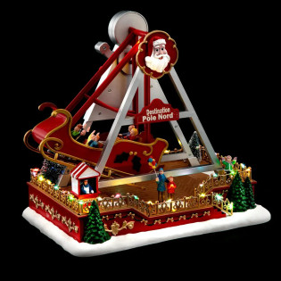 Village de Noël traineau du...