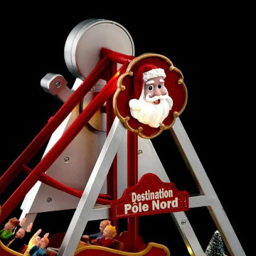 Village de Noël traineau du Père Noël animé - Le Dépôt Bailleul