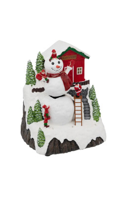 Village de Noël bonhomme de...