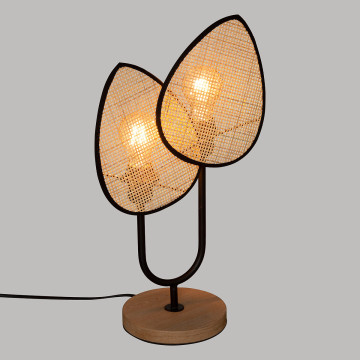 Lampe à poser double H44 Olme Atmosphera - Le Dépôt Bailleul