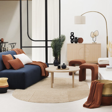 Lampe à poser double H44 Olme Atmosphera - Le Dépôt Bailleul