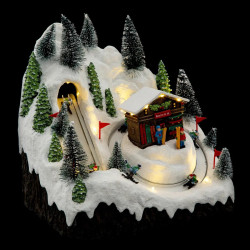 Village de Noël location de ski lumineux et animé - Le Dépôt Bailleul