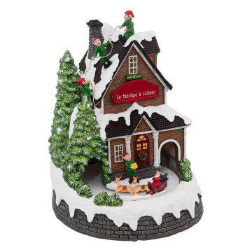 Village de Noël Fabrique à cadeaux lumineux - Le Dépôt Bailleul