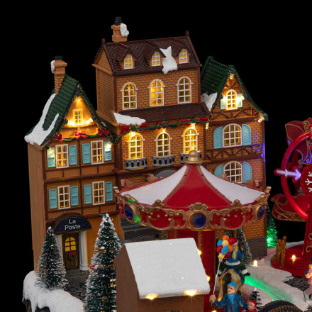 Village Marché de Noël animé et lumineux - Le Dépôt Bailleul