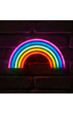 Néon mural à piles...