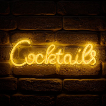 Néon mural USB Cocktails Ostaria - Le Dépôt Bailleul