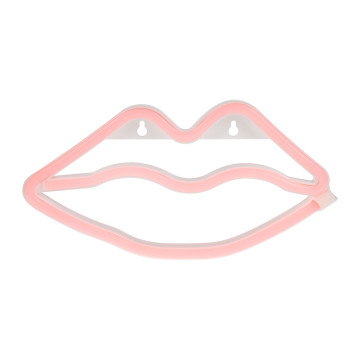 Néon mural à piles Bouche rouge Ostaria - Le Dépôt Bailleul