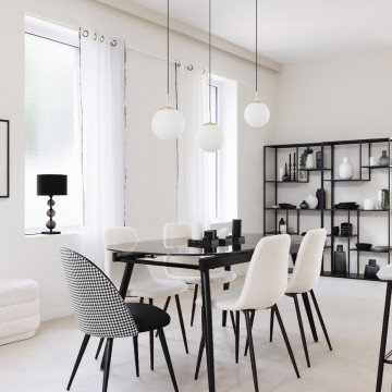 Suspension boule D20 Dris doré Atmosphera - Le Dépôt Bailleul