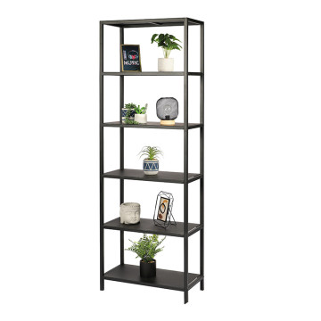 Bibliothèque Charleston 5 étagères acier - Le Dépôt Bailleul