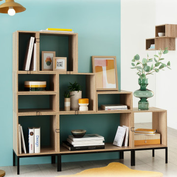 Etagère murale Mix case rectangulaire naturel 5five - Le Dépôt Bailleul