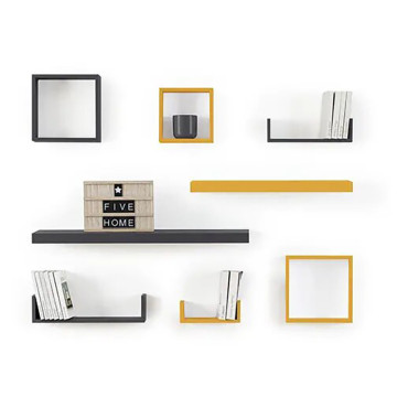 Étagère murale 60 cm coloris noir 5five - Le Dépôt Bailleul