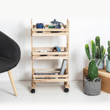 Desserte bois 3 cagettes 5five - Le Dépôt Bailleul