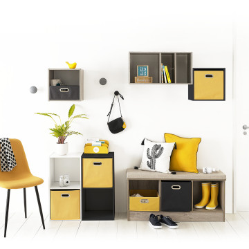 Banc 3 cases Mix naturel 5five - Le Dépôt Bailleul