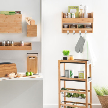 Desserte plateaux et paniers Blackbamboo 5five - Le Dépôt Bailleul