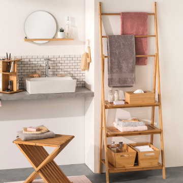Porte serviettes étagères bambou 5five - Le Dépôt Bailleul