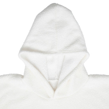 Sweat plaid bouclette TU blanc Atmosphera - Le Dépôt Bailleul