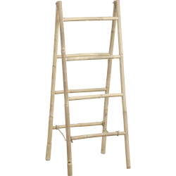 Porte serviettes double échelle canne de bambou - Le Dépôt Bailleul