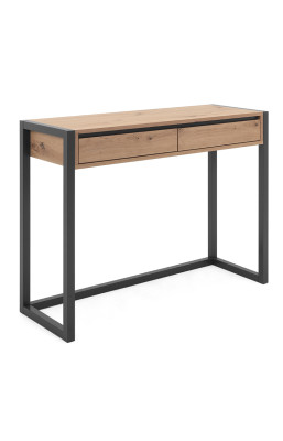 Console 2 tiroirs chêne...