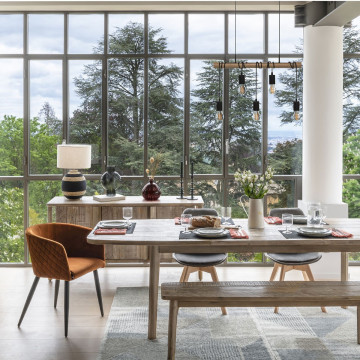 Fauteuil séjour Marlo ambre Atmosphera - Le dépôt Bailleul