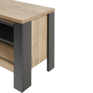 Meuble TV 1 porte coulissante Baker - Le Dépôt Bailleul