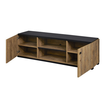 Meuble TV 2 portes coloris denver oak Stone - Le Dépôt Bailleul