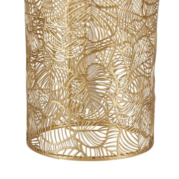 Lampe métal doré ajouré Calathéa Ostaria - Le Dépôt Bailleul