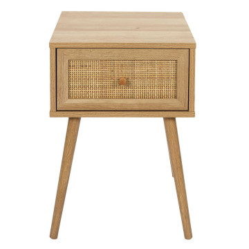 Table de chevet 1 tiroir cannage Bali - Le Dépôt Bailleul