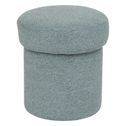 Pouf en tissu 40 cm céladon Kita Atmosphera - Le Dépôt Bailleul