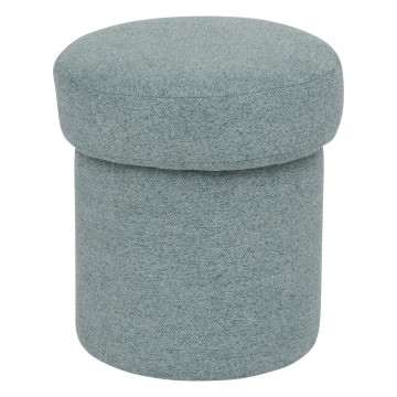 Pouf en tissu 40 cm céladon Kita Atmosphera - Le Dépôt Bailleul