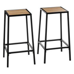 Lot de 2 tabourets de bar métal Aliaj 5five - Le Dépôt Bailleul