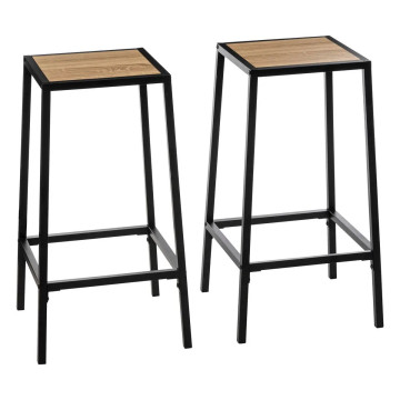 Lot de 2 tabourets de bar métal Aliaj 5five - Le Dépôt Bailleul