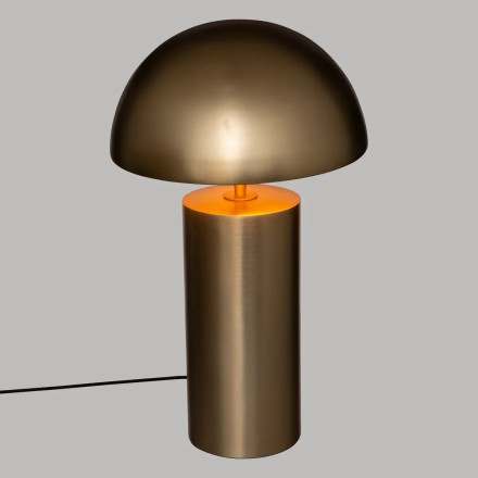 Lampe cylindre Champi métal doré Atmosphera - Le Dépôt Bailleul