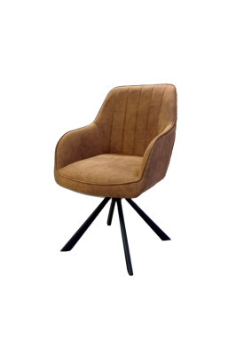 Chaise rotative Xara cognac...