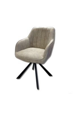 Chaise rotative Xara taupe...